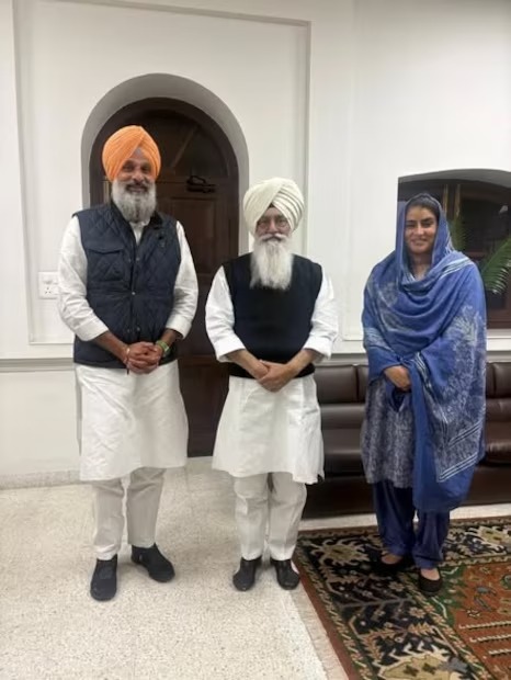 Bikram Singh Majithia Meets Dera Beas Chief After Jail Release, Sparks Political Buzz