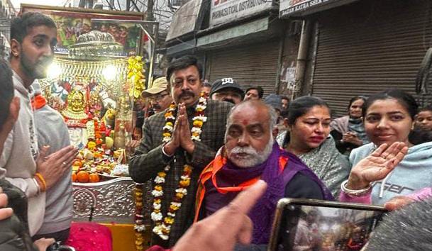 Gaurav Mahajan Welcomes Mata Lal Devi Prabhat Pheri in Amritsar