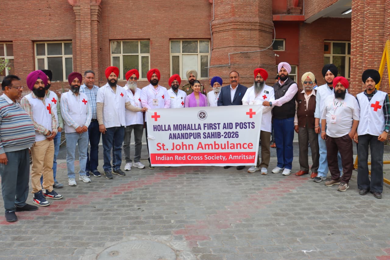Red Cross Amritsar to Serve at Hola Mohalla 2026