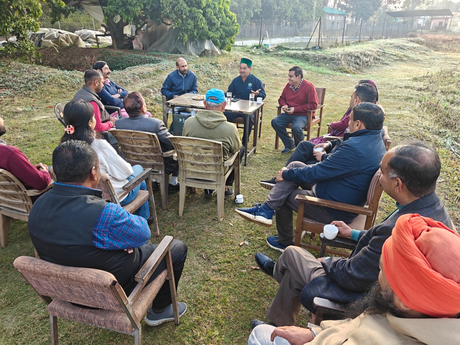 Shahpur MLA Reviews Plant Health Clinic Work