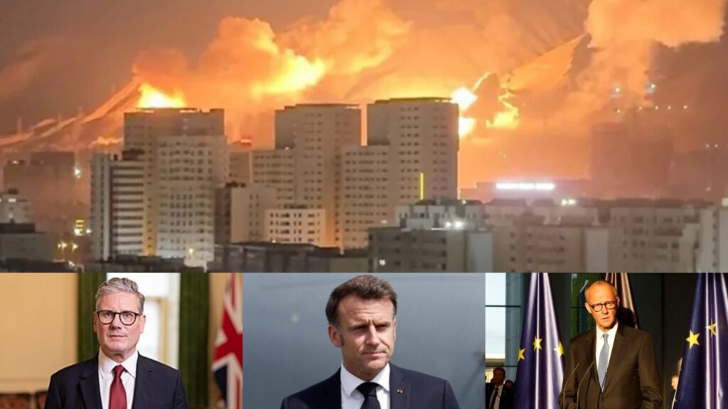 E3 Back US, Condemn Iran Missile Attacks