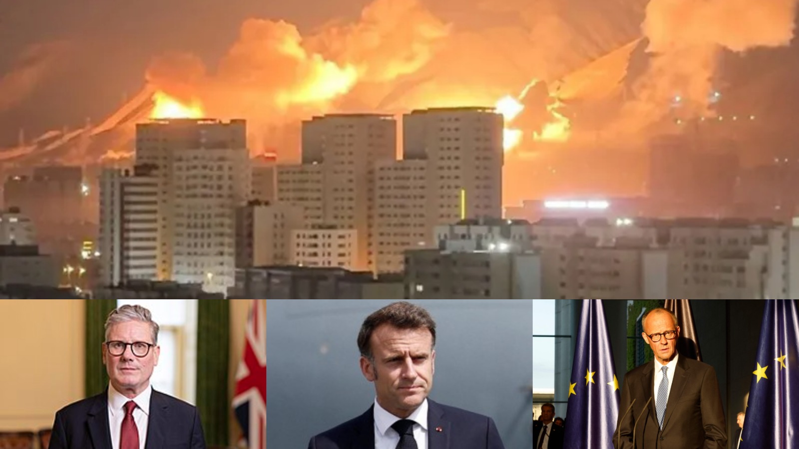 E3 Back US, Condemn Iran Missile Attacks