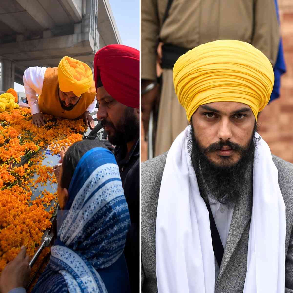 Amritpal Singh Mother Meets CM Bhagwant Mann in Punjab
