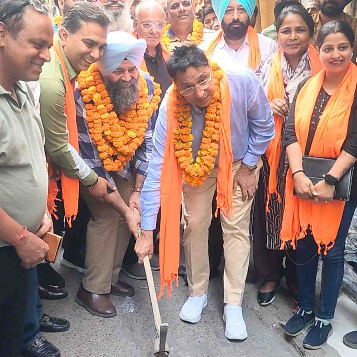 Amritsar Central Development Wave MLA Launches Projects