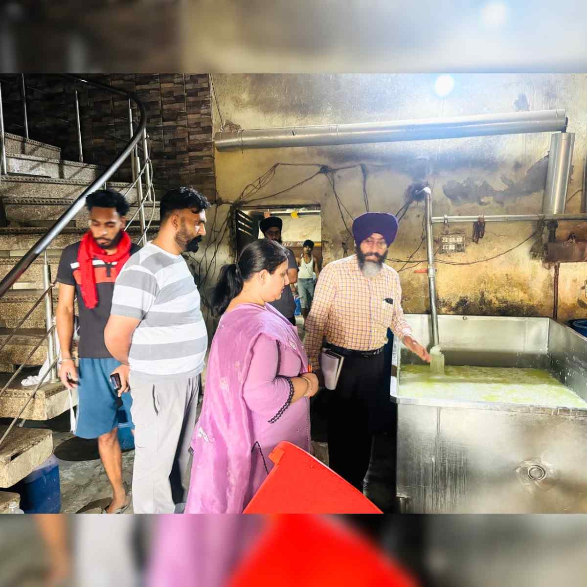 Amritsar Dairy Inspection Food Safety Drive Sample Collected