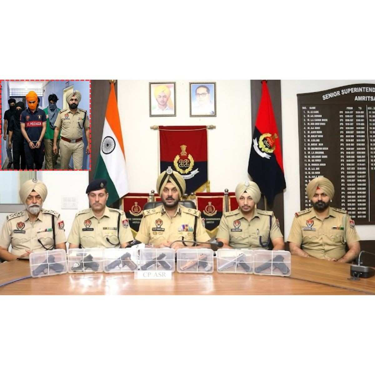 Amritsar Police Crack Arms Smuggling Bust, 4 Arrested
