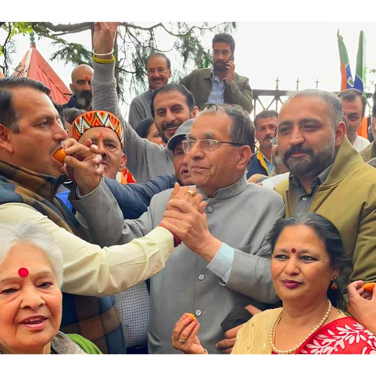 BJP Celebration in Shimla Marks Big Election Victory