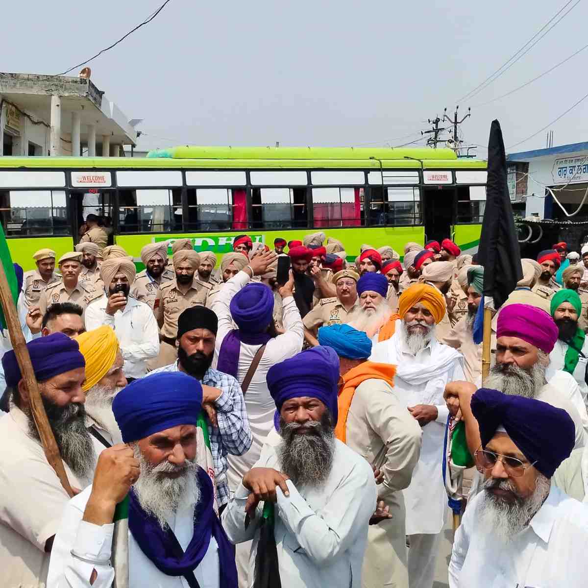 Bhagwant Mann Farmer Protest Turns Tense in Punjab