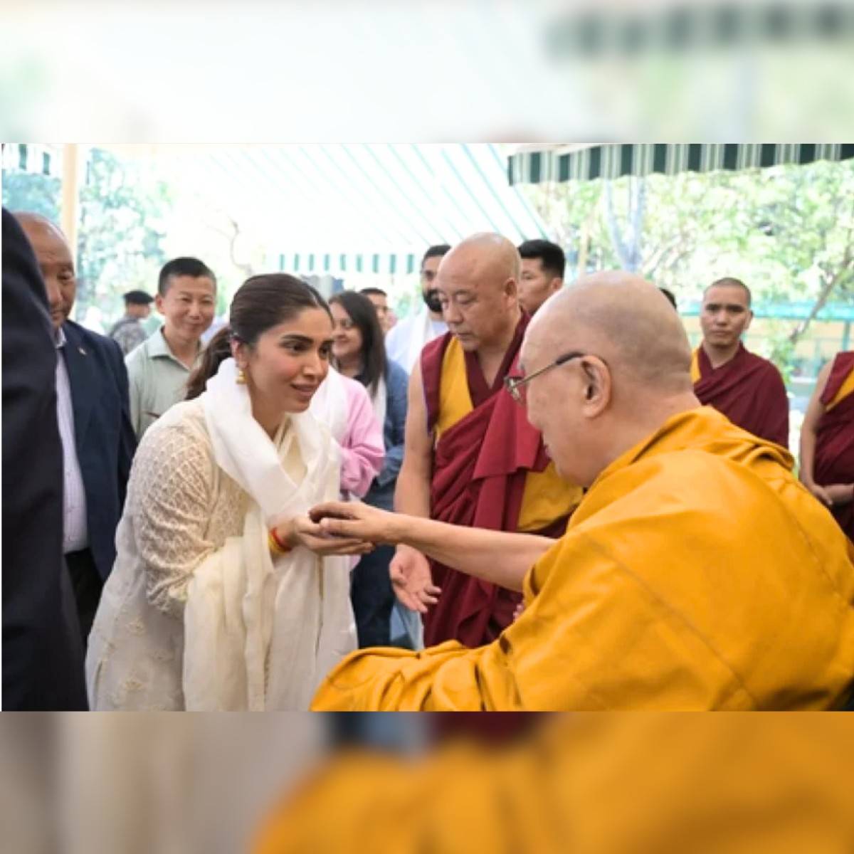 Bhumi Pednekar Meets Dalai Lama in Dharamshala Visit