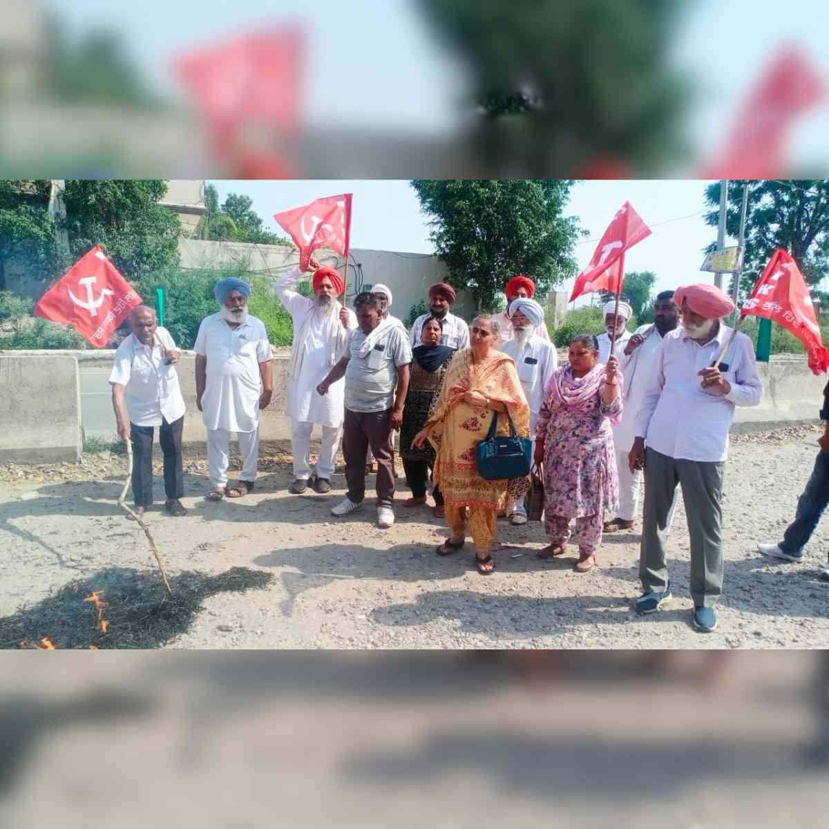 Farmers Protest Against Chandigarh Police Lathicharge