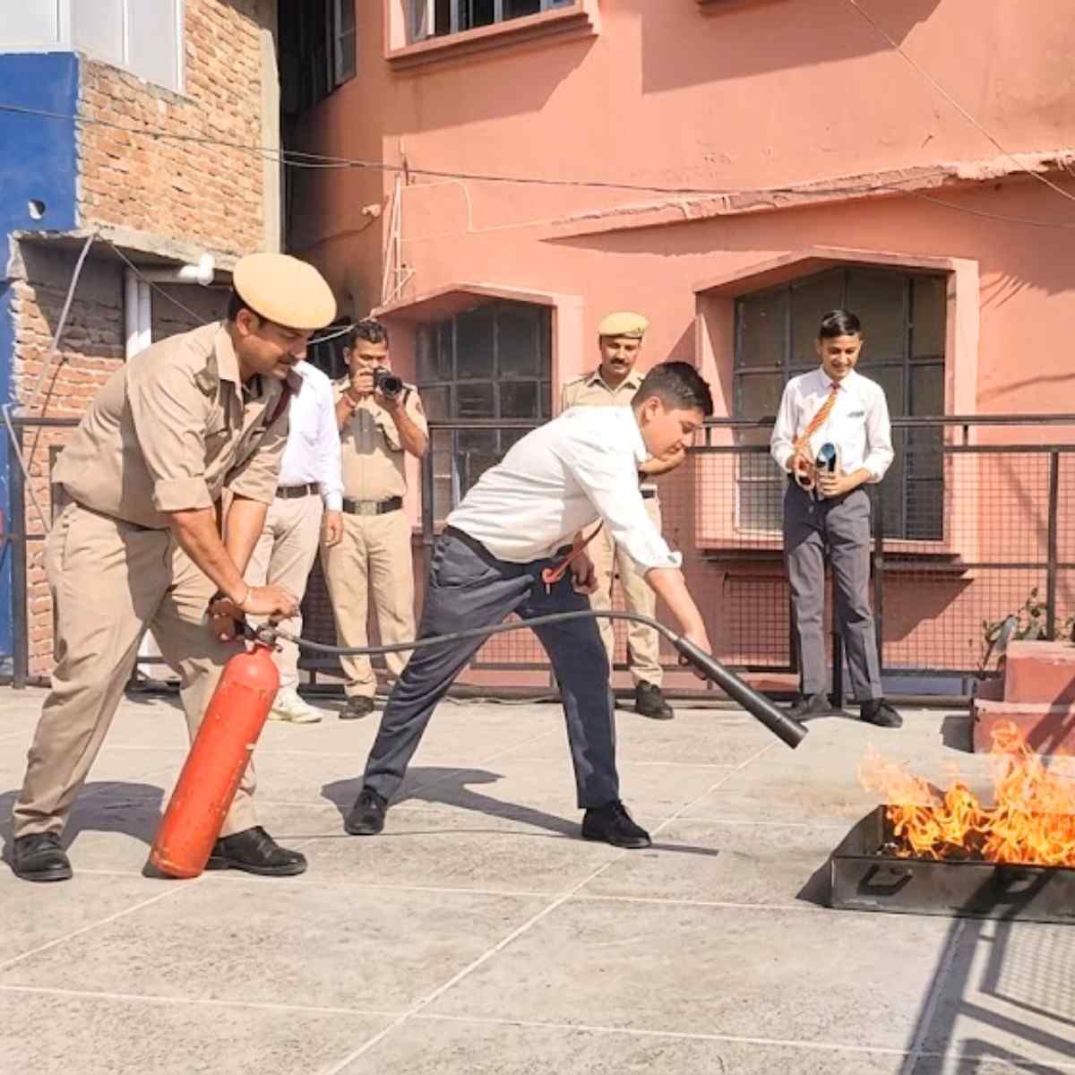 Fire Safety Mock Drill Held at Kandaghat School