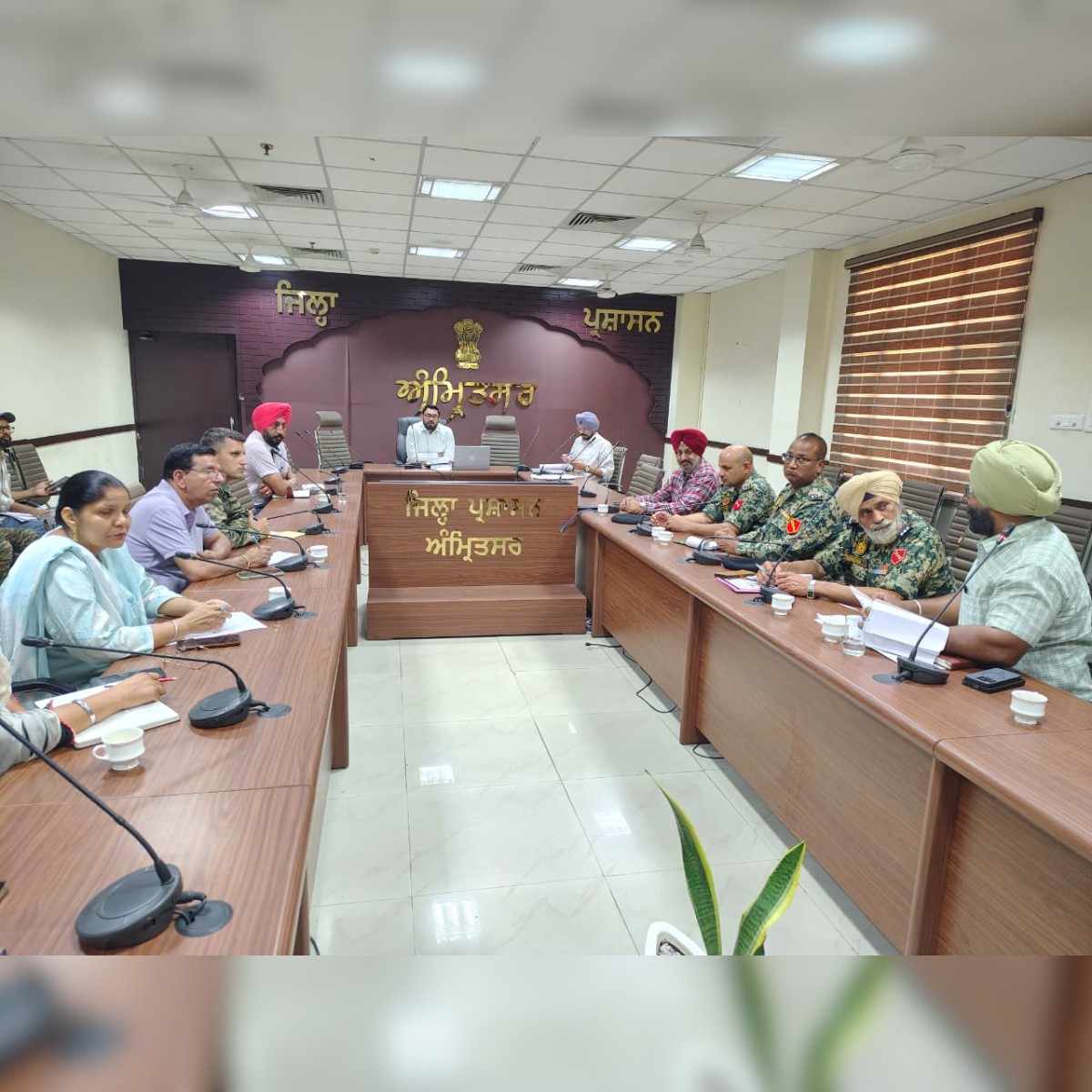 Flood Preparedness Meeting in Amritsar Ahead of Monsoon