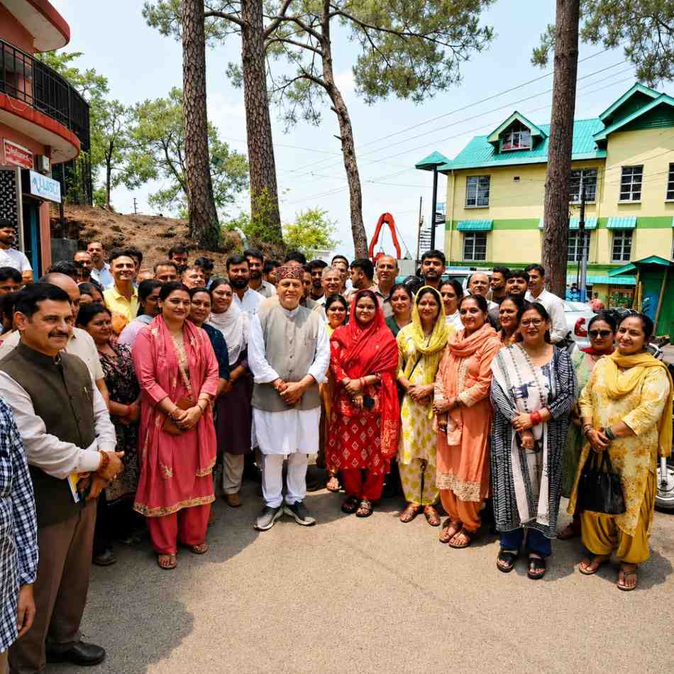 Himachal Panchayat Elections BJP Targets Congress