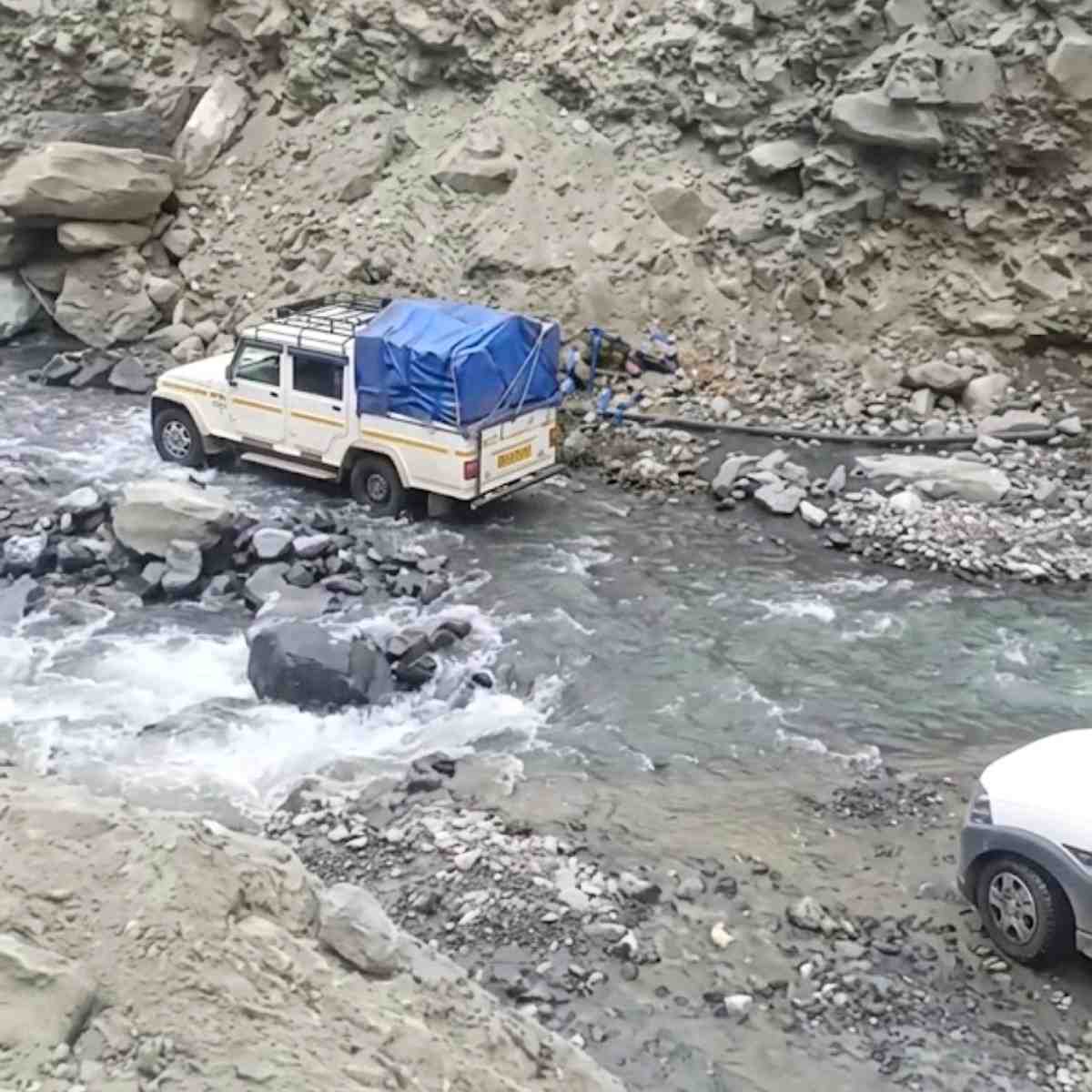 Jahlma Landslide Restoration BRO Reopens Road Route