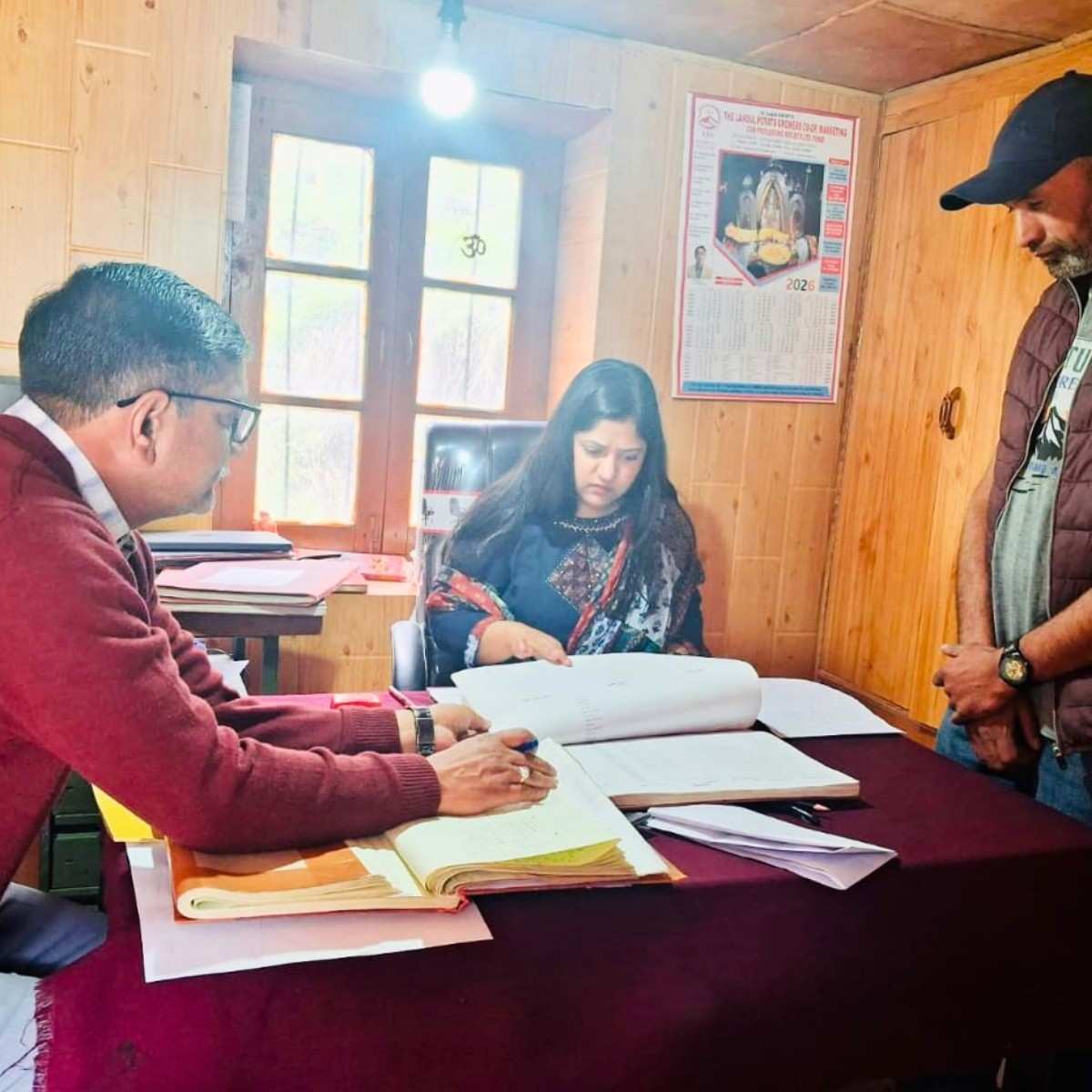 Keylong Revenue Department Inspection by SDM Kunika Akers