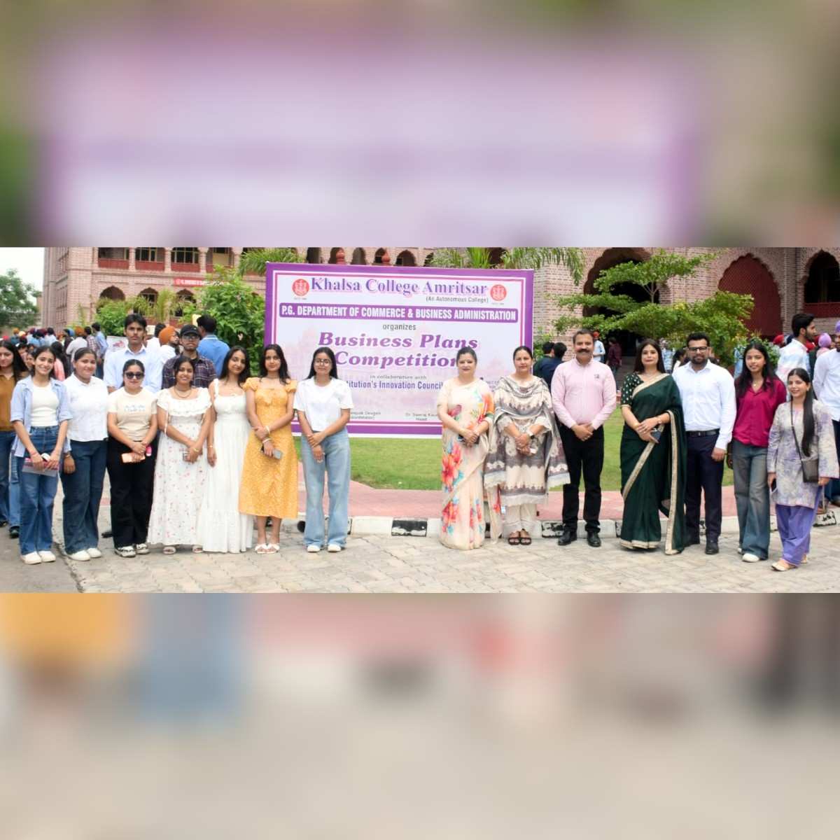 Khalsa College Hosts Business Plan Competition in Amritsar
