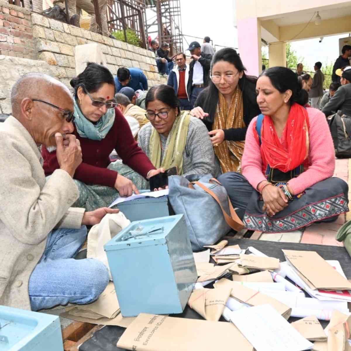 Lahaul Spiti Panchayat Elections Polling Parties Dispatched
