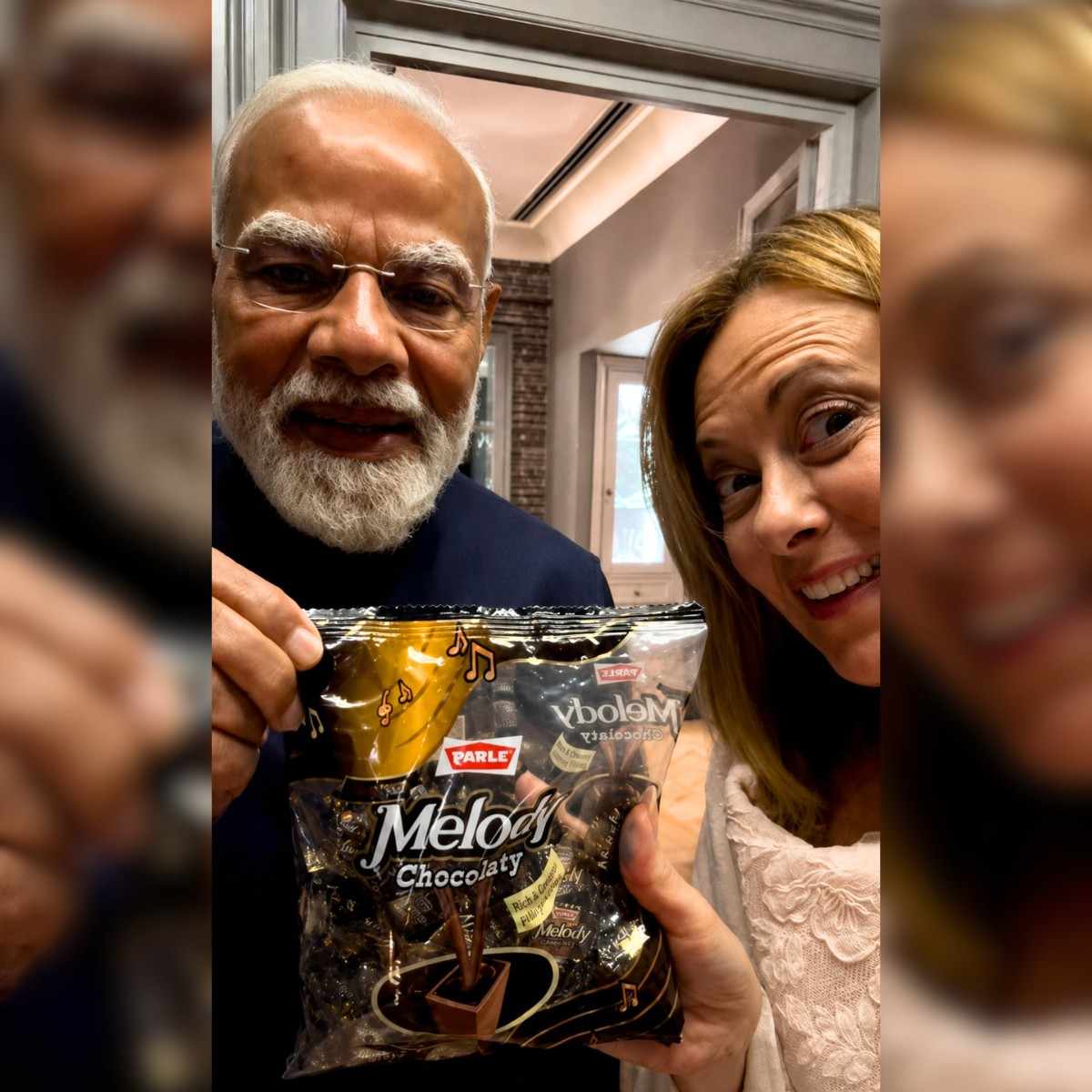 Modi Meloni Candy Gift Viral Video Goes Viral Online