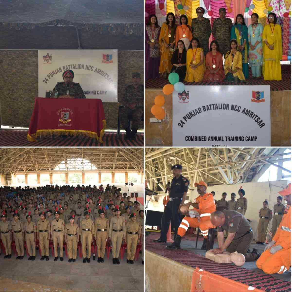 NCC Training Camp Amritsar 10-Day Camp Concludes