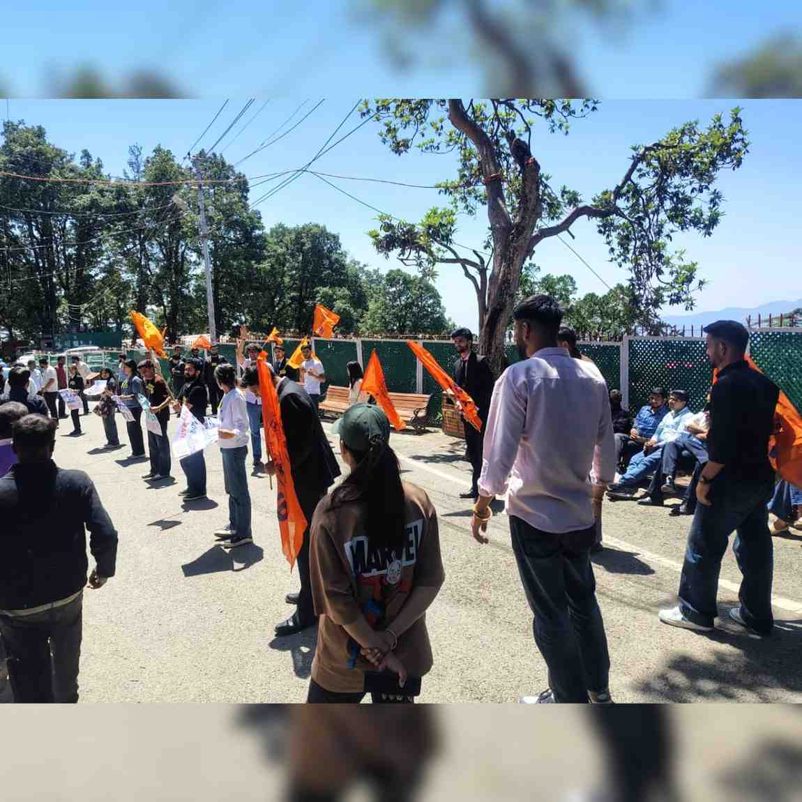 NEET-UG Paper Leak Protest in Shimla, ABVP Protest Details