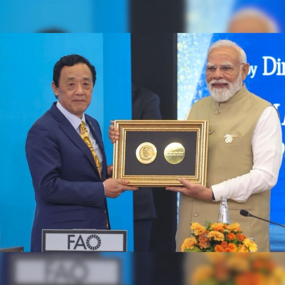 PM Modi Receives FAO Agricola Medal for Global Farm Reforms