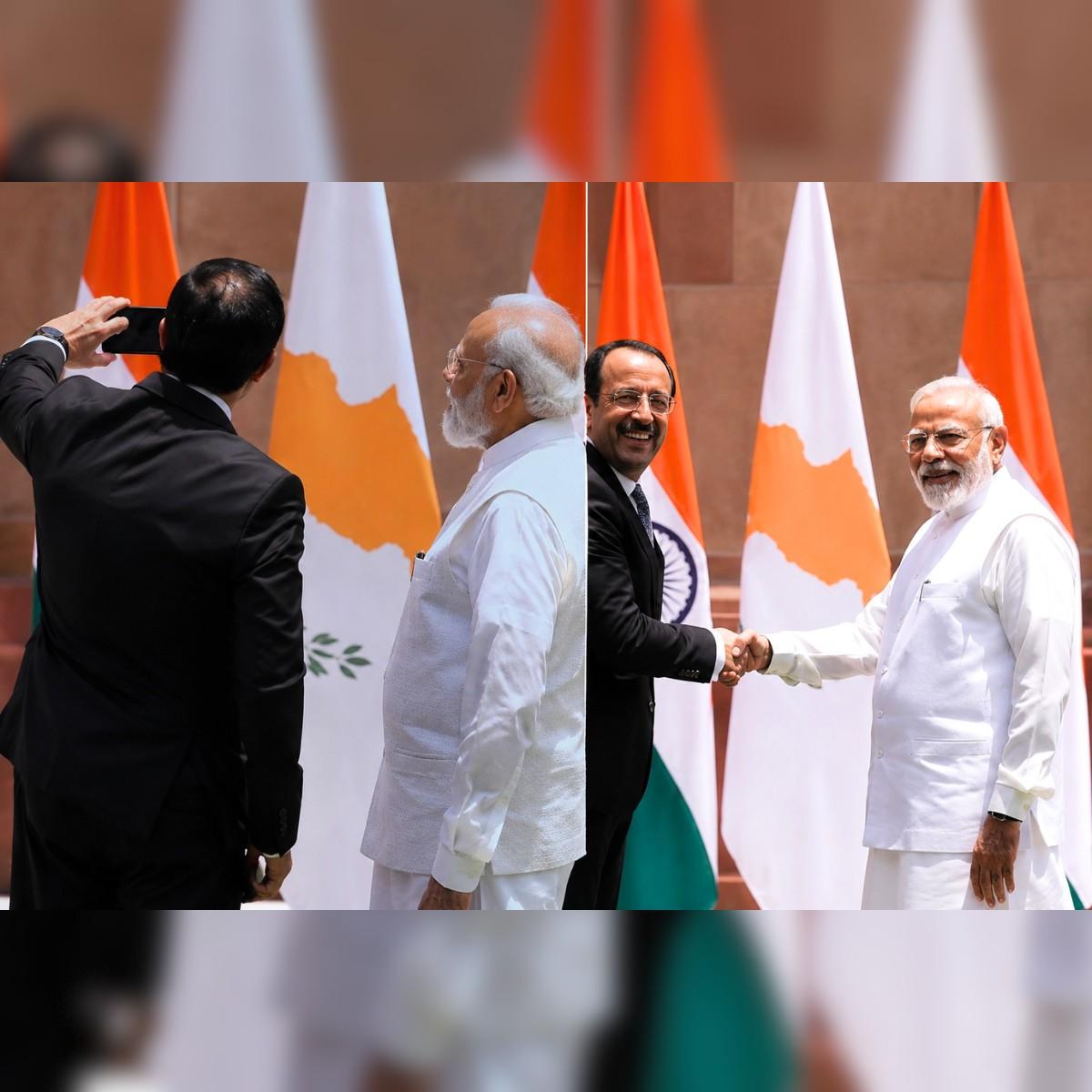 PM Modi–Cyprus President Meeting in New Delhi