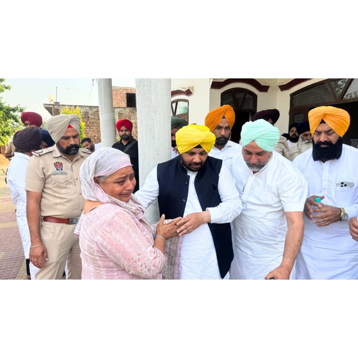 Punjab Minister Visits Murder Victim Family in Amritsar Case