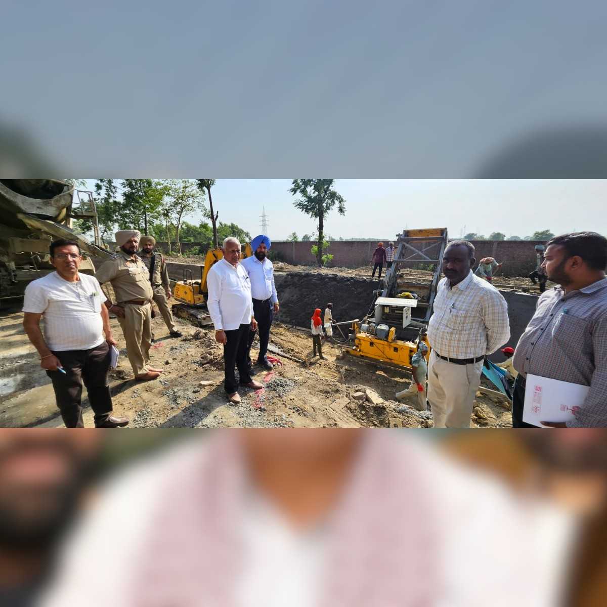 Ravi River Flood Safety Works Reviewed in Amritsar Punjab