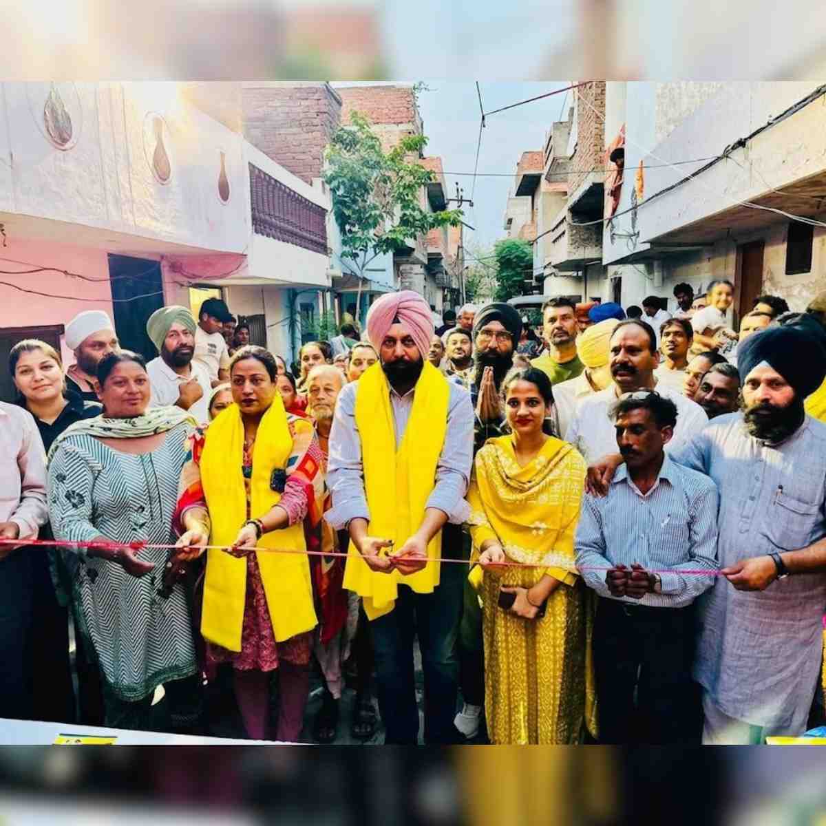 Roads & Sewer Work Inaugurated in Amritsar Ramnagar Boost