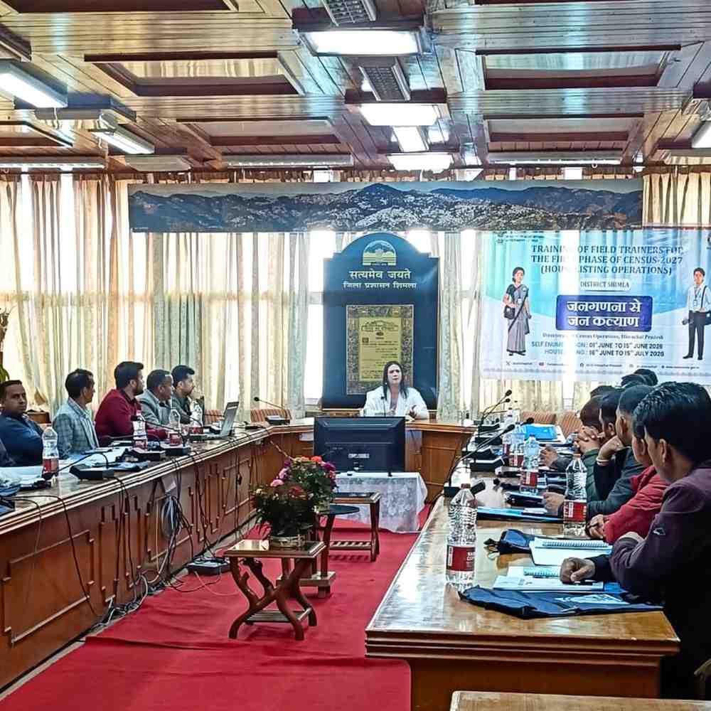 Shimla Census 2027 Digital Training for Field Trainers