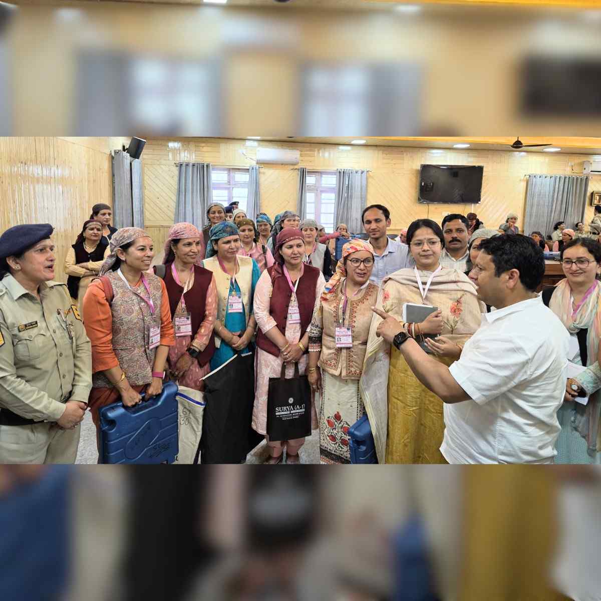 Shimla DC Reviews EVM Security at Phagu Warehouse