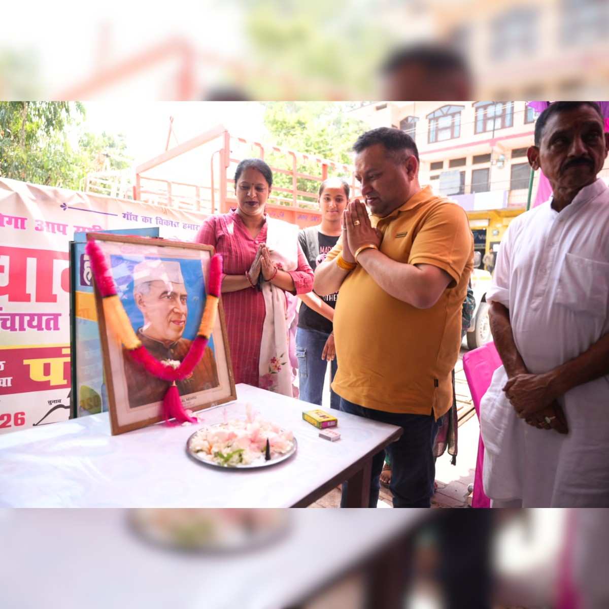 Tribute to Nehru on Death Anniversary in Shimla Congress