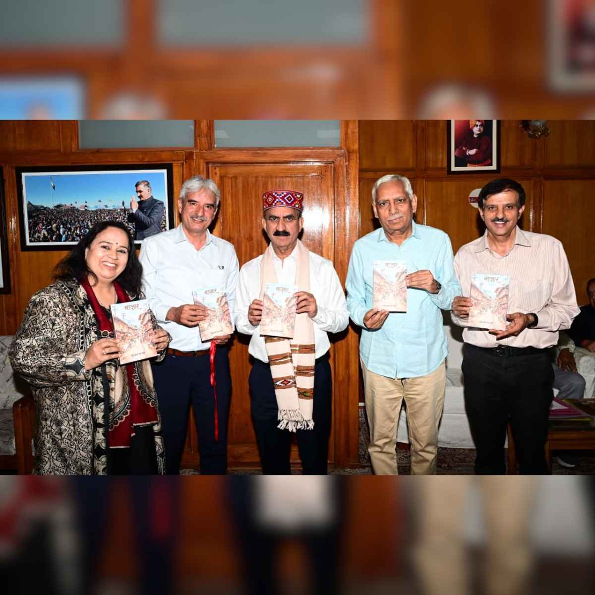 ‘Bazaar’ Novel Relaunched in Shimla by CM Sukhu