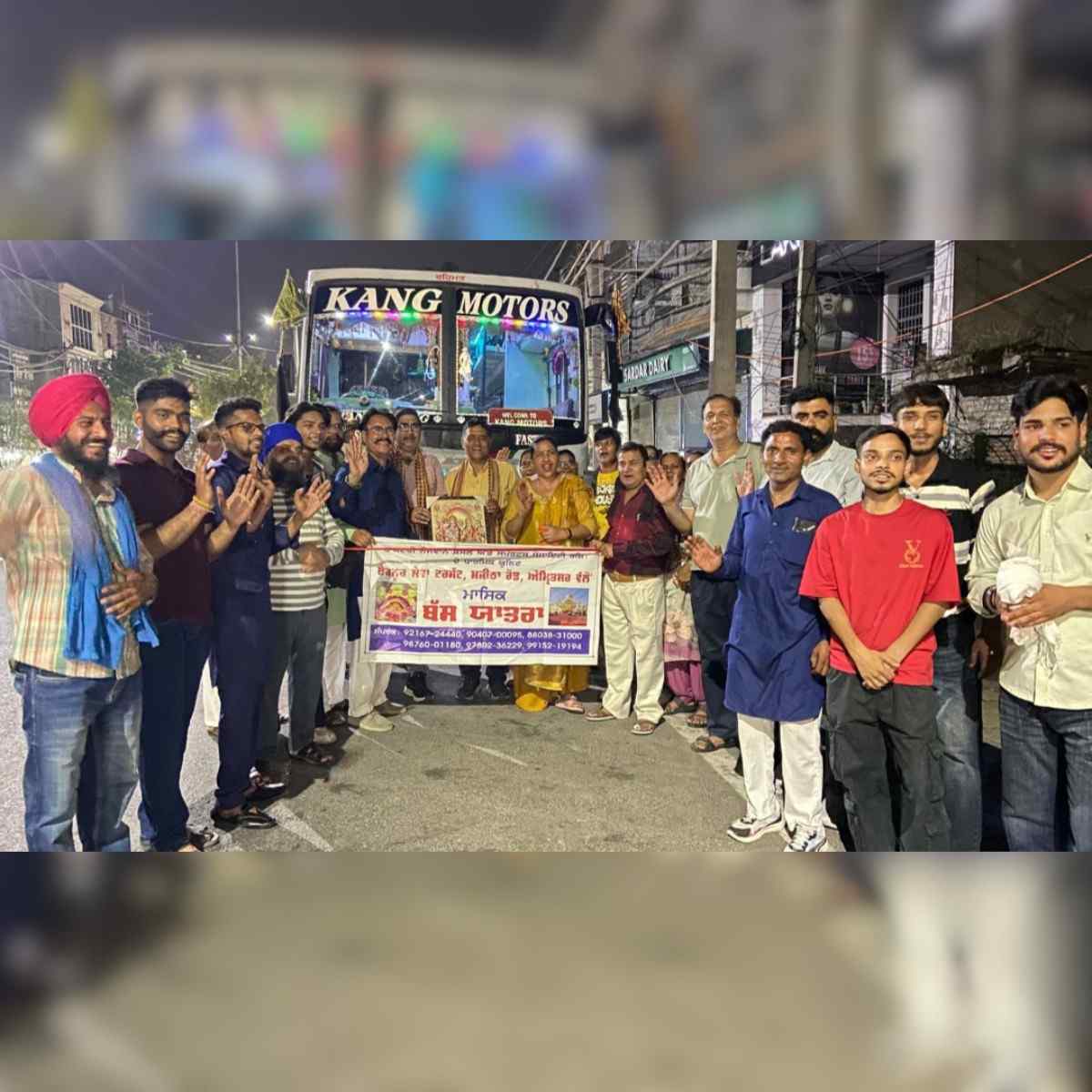 176th Chintpurni Jwala Devi Bus Yatra Spreads Faith