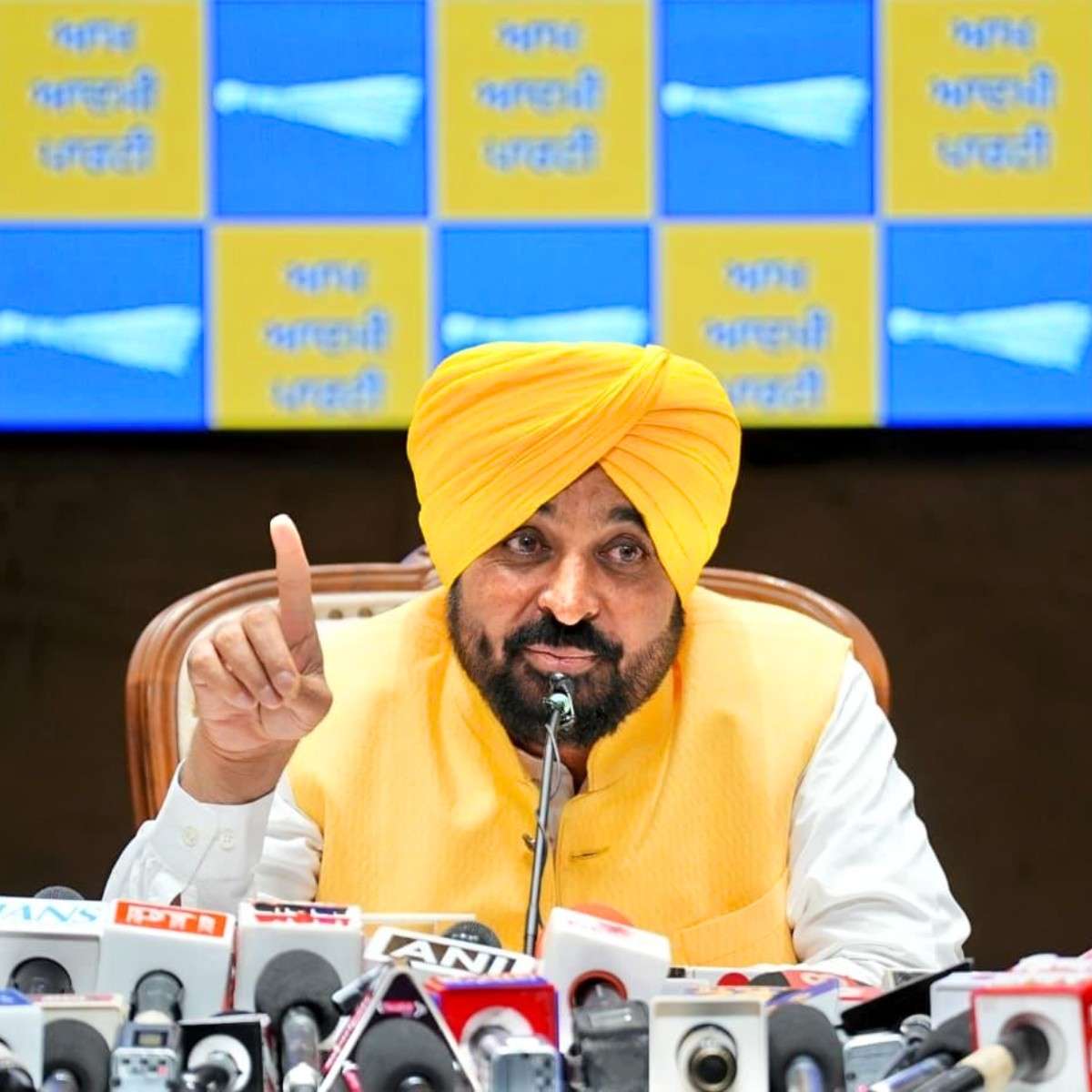 AAP Sweeps Punjab Municipal Elections: Mann Celebrates