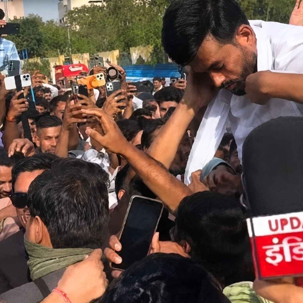 Abhijeet Dipke Slap Incident in Jaipur Protest Shock