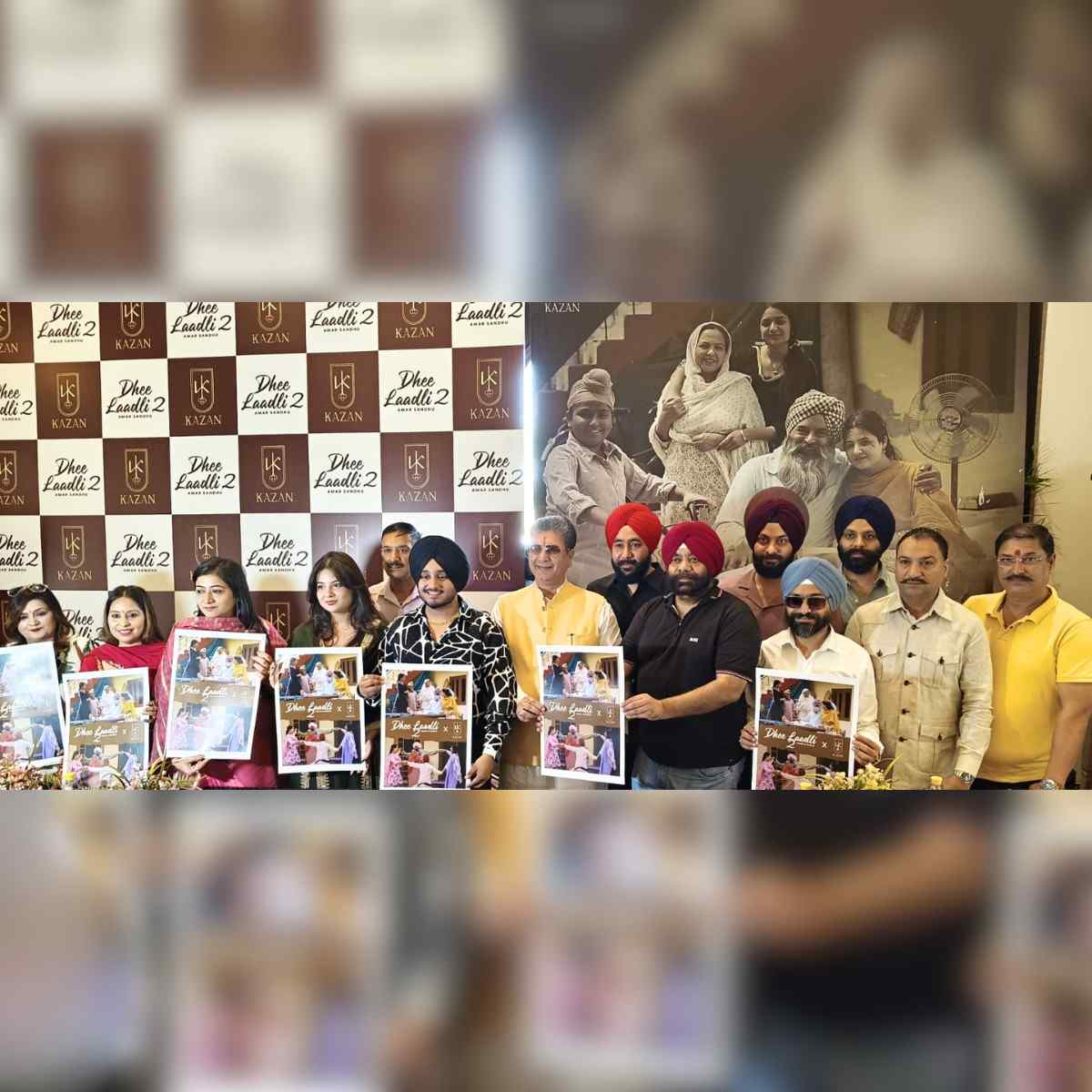 Amar Sandhu Launches Dhee Ladli-2 Song in Amritsar