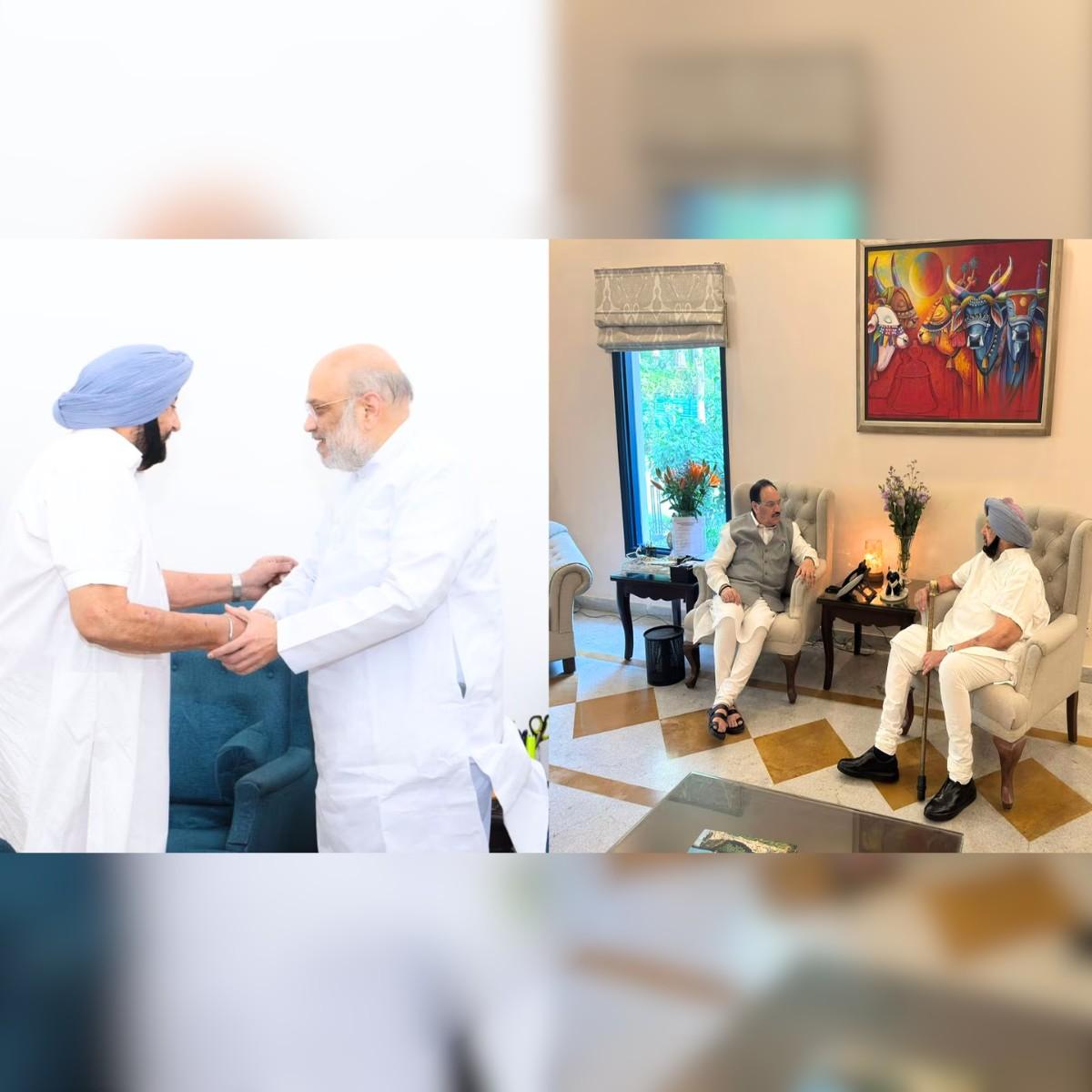 Amarinder Singh Meets Amit Shah, Sparks Political Buzz
