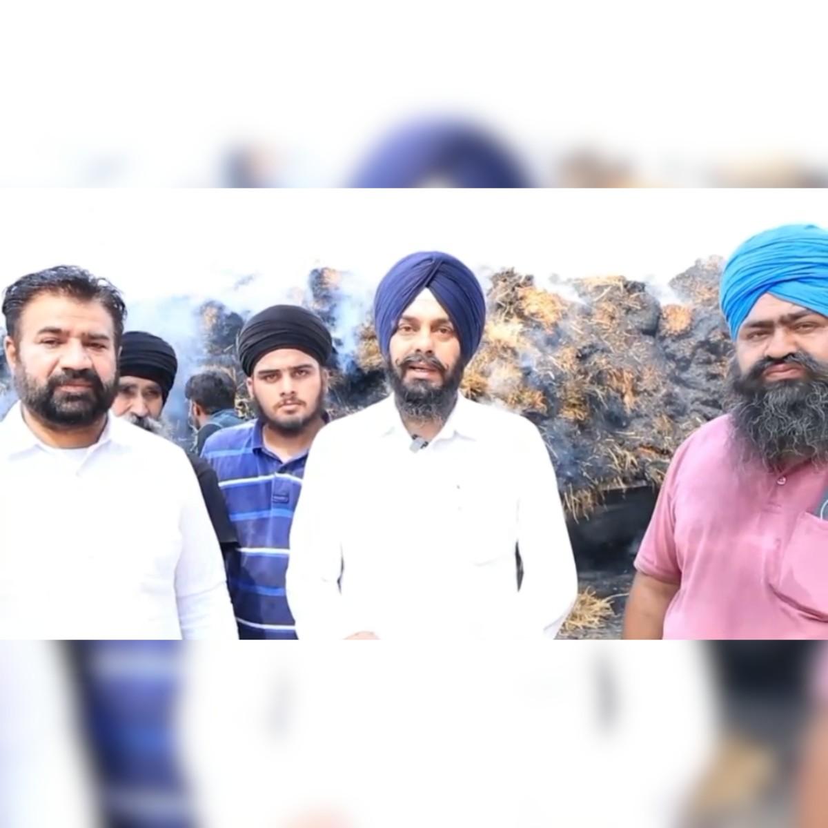Amritsar Straw Baler Fire Incident Causes Heavy Loss