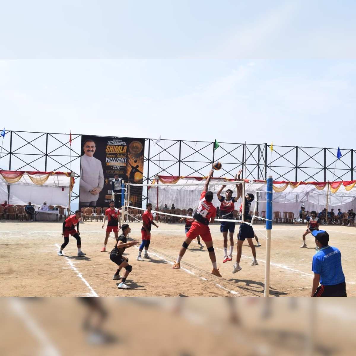 Anti Chitta Volleyball Championship Shimla Red Advances
