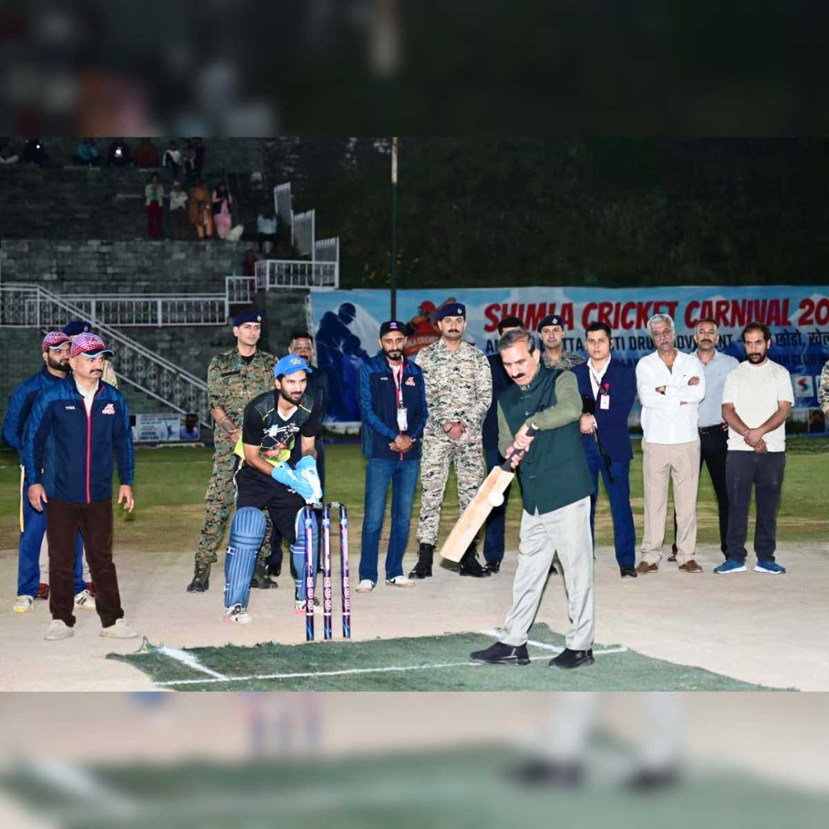 Cricket Carnival CM Sukhu Leads Anti Drug Campaign in Shimla
