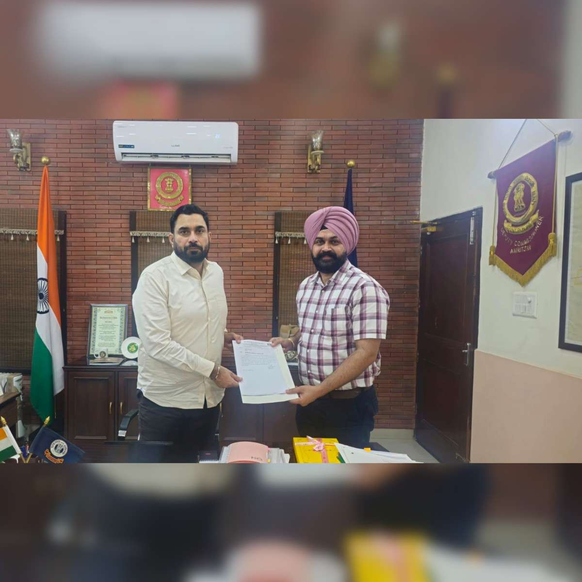 Election Tehsildar Rajinder Singh Takes Charge in Amritsar