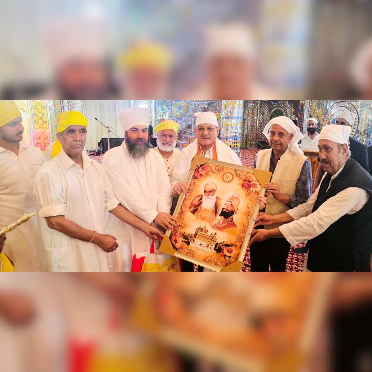 Governor Inaugurates Darbar Sahib at Fatehpur in Kangra