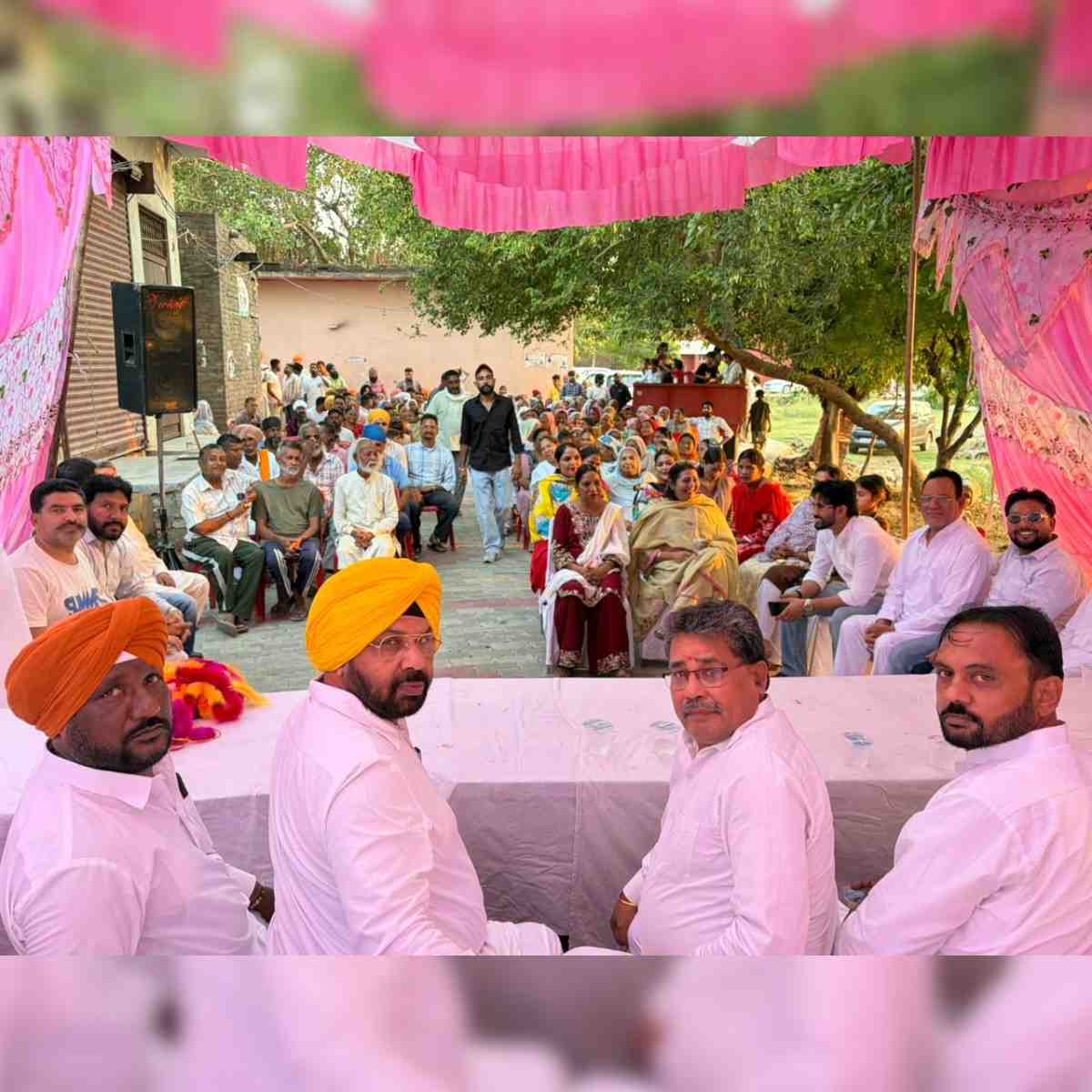 Harbhajan Singh ETO Interacts with Residents in Jandiala