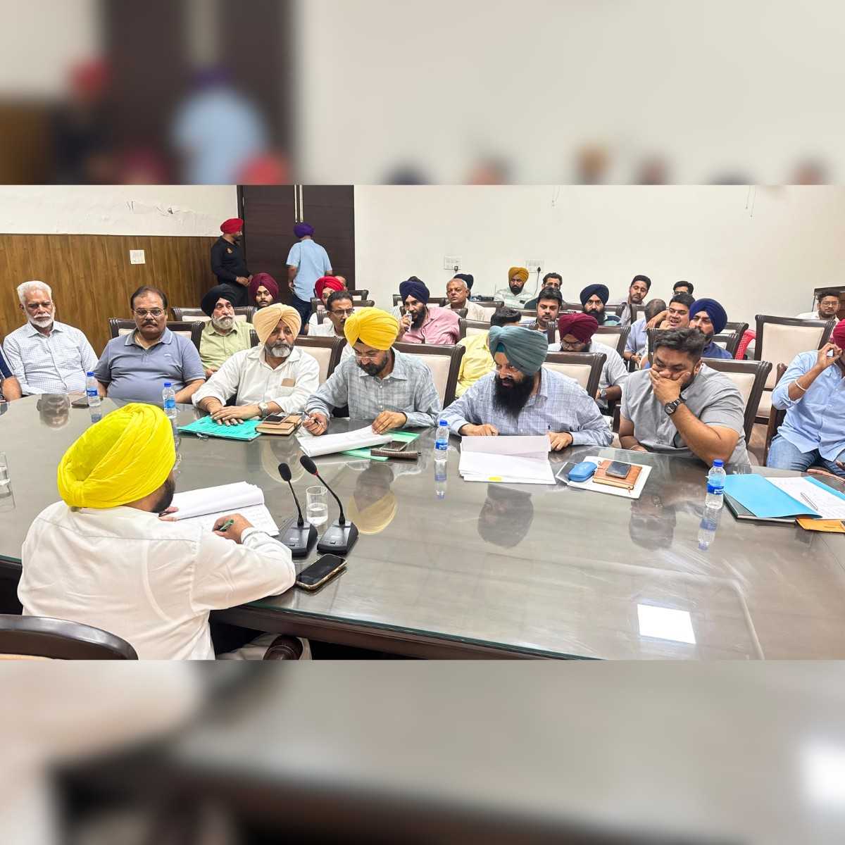 Harbhajan Singh ETO Reviews Development Works Progress
