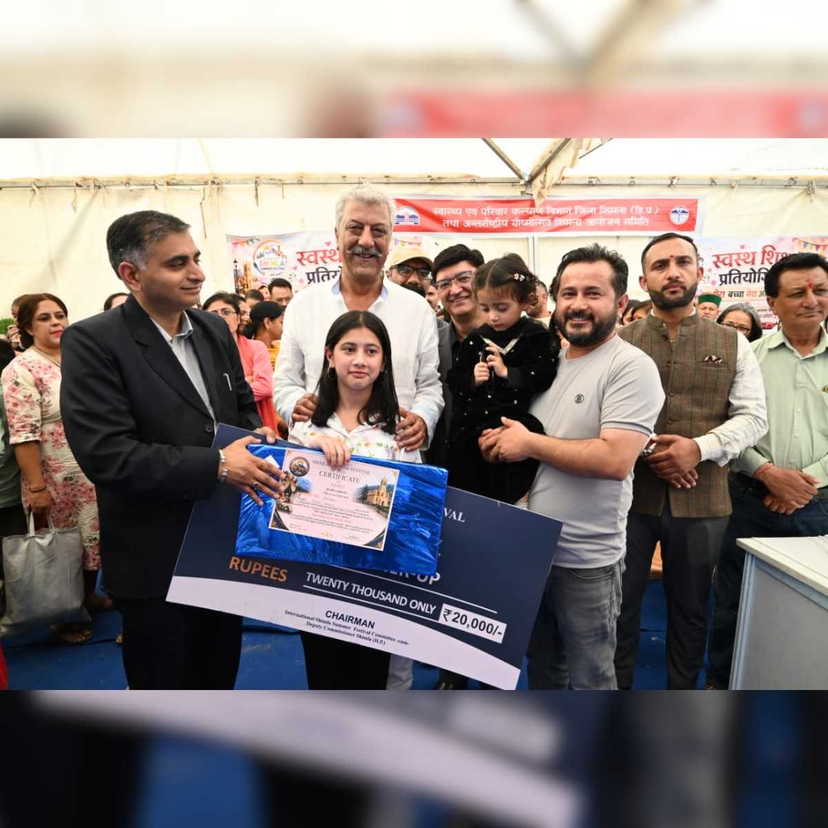 Healthy Baby Competition Winners Honored in Shimla