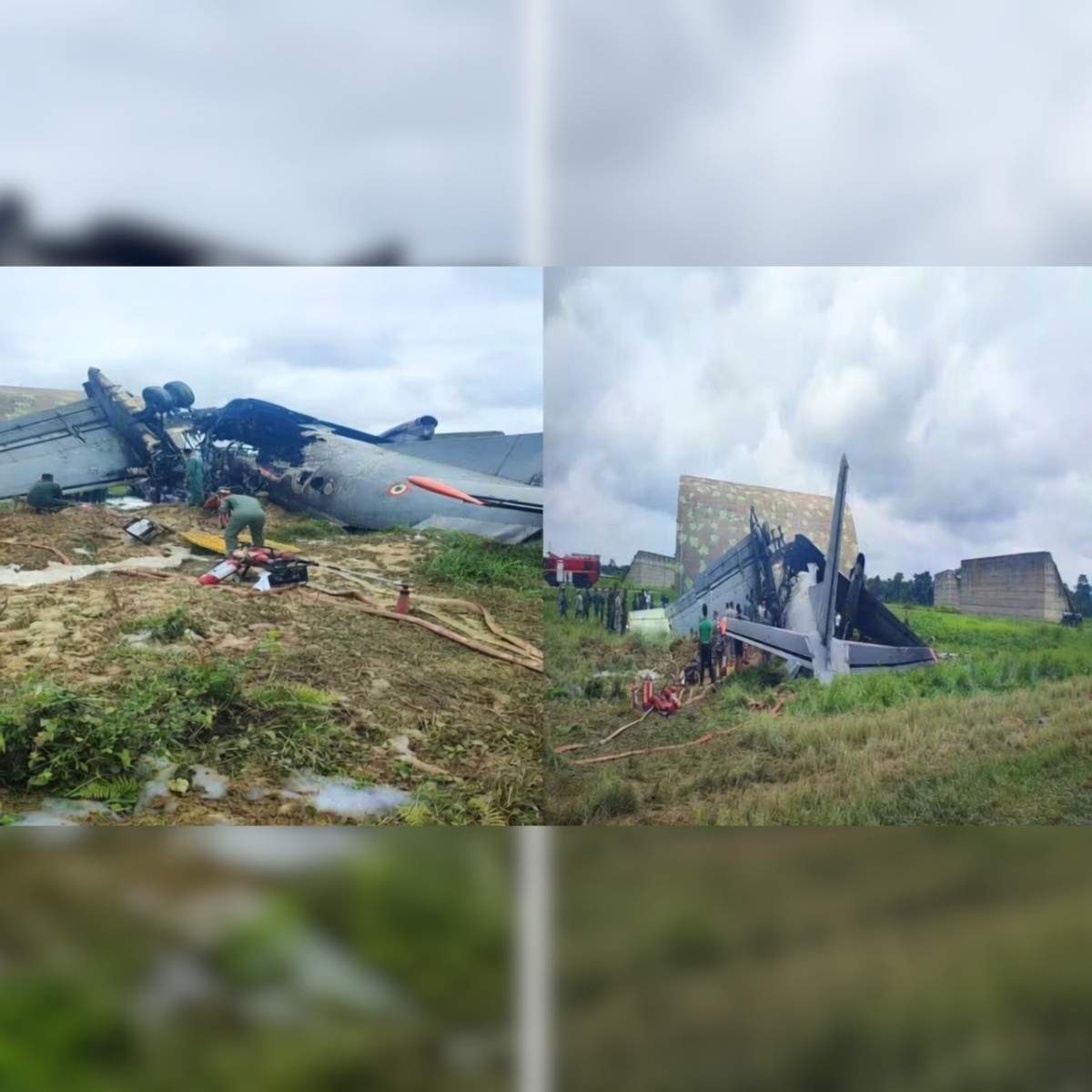 IAF AN-32 Crash at Jorhat Airbase Assam Details Awaited