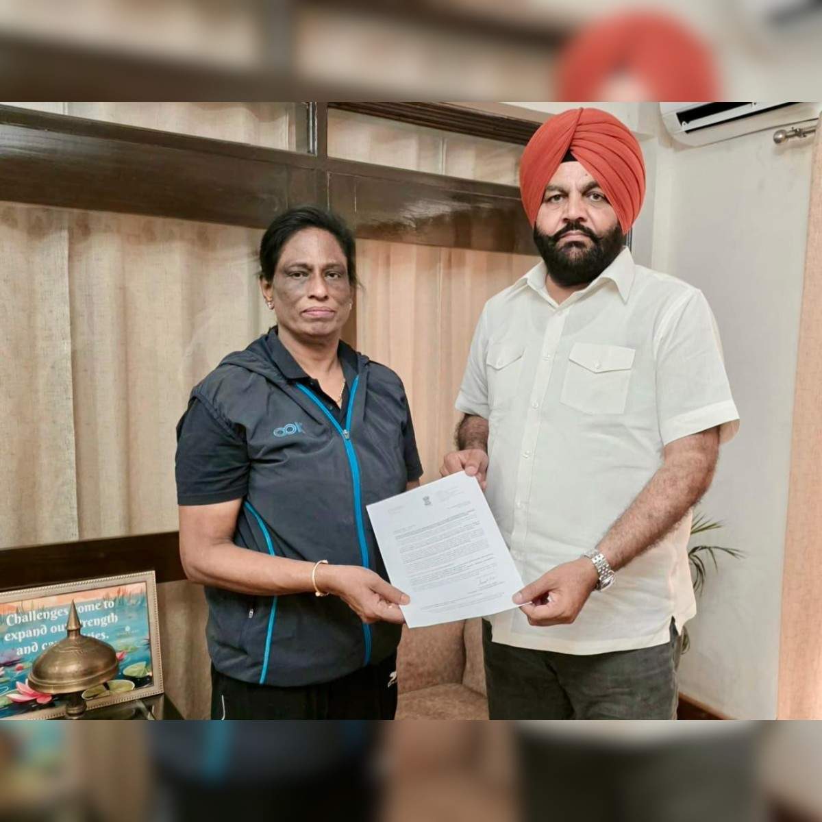 Jaskaran Singh Selection Row Reaches IOA Chief PT Usha