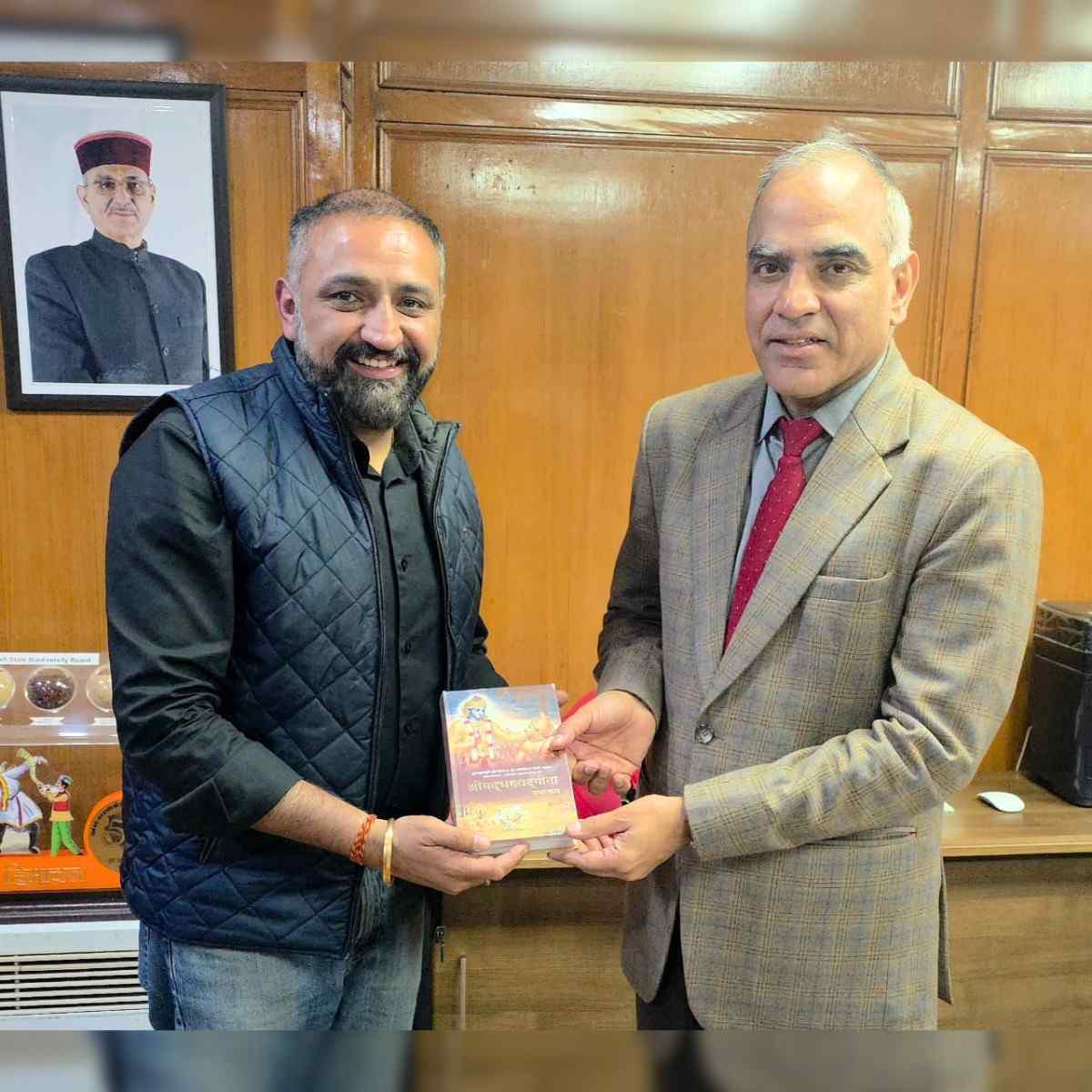 Karan Nanda Meets New Himachal Chief Secretary Pant