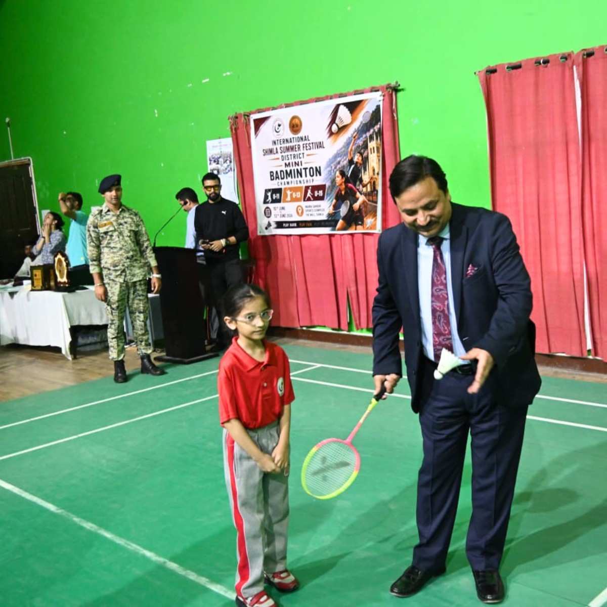 Mini Badminton Championship Begins with 180 Players